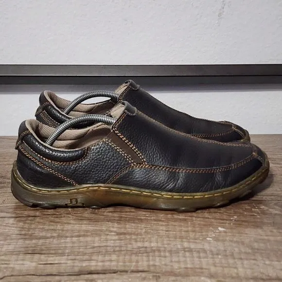 Dr Martens Carlton Loafers Slip-On Shoes Size 11 Brown