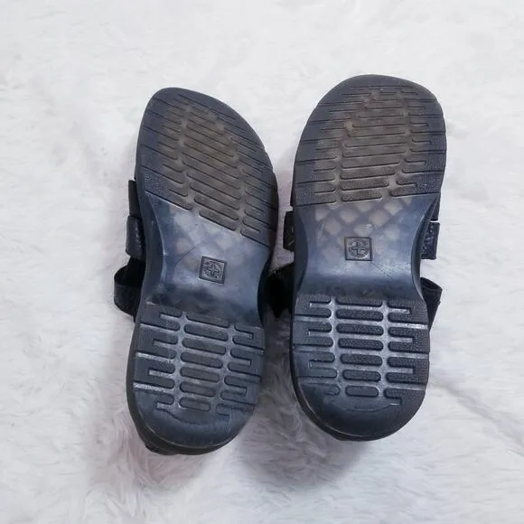 Dr. Martens Fenton Unisex Black Leather Sandals