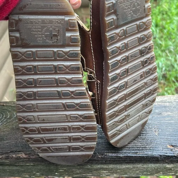 Dr. Martens Fisherman Sandals Made in England Brown Leather US M 7 W8 RARE Y2K