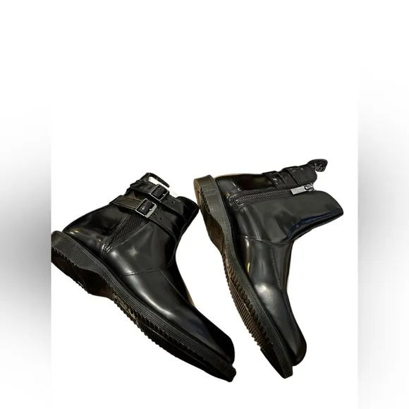 Dr. Martens Flora II Buckle Boots