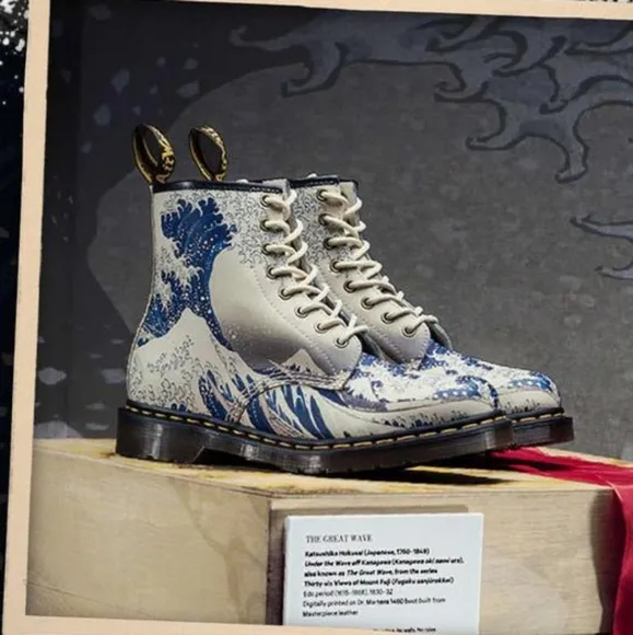 Dr. Martens Hokusai Great Wave Boots
