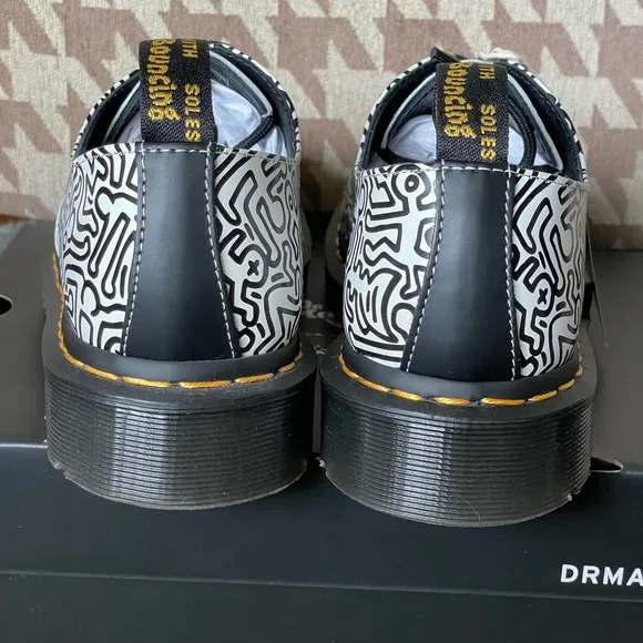 Dr. Martens Keith Haring 1461 Printed Leather Oxford Shoes Unisex
