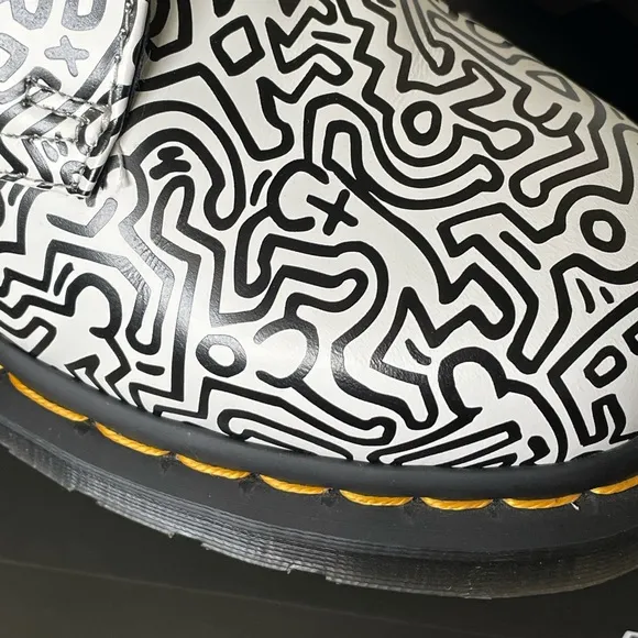 Dr. Martens Keith Haring 1461 Printed Leather Oxford Shoes Unisex