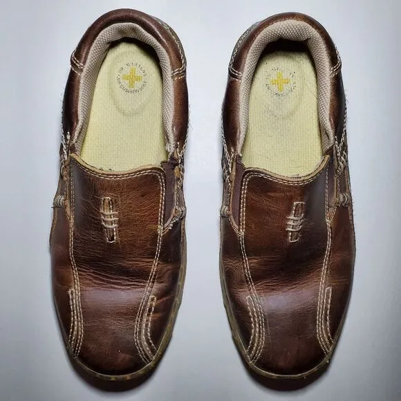 Dr. Marten’s Lance Leather Slip On Loafers Shoes Brown Size 7
