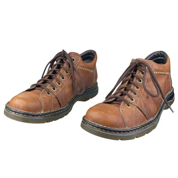 Dr. Martens Mens !2083 Brown Leather Lace Up Loafers Size US 12