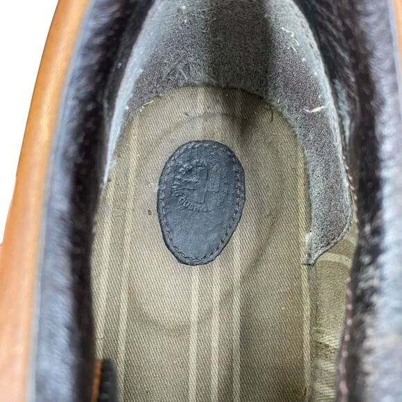 Dr. Martens Mens !2083 Brown Leather Lace Up Loafers Size US 12