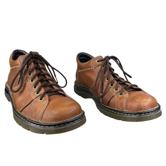 Dr. Martens Mens !2083 Brown Leather Lace Up Loafers Size US 12