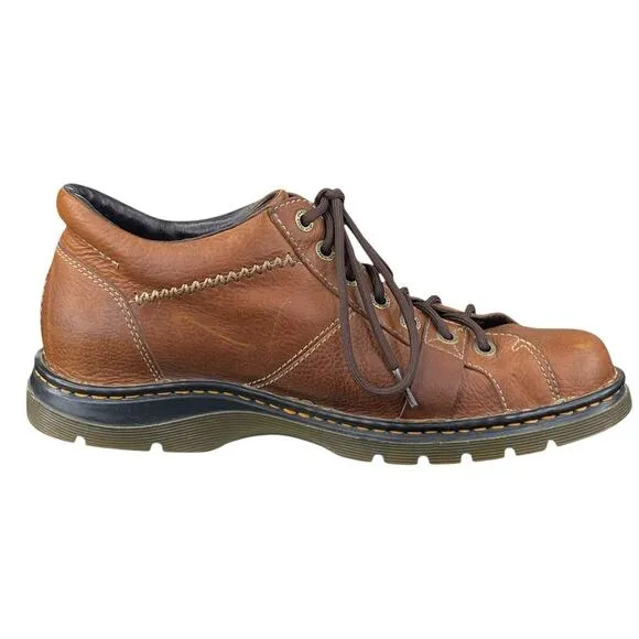 Dr. Martens Mens !2083 Brown Leather Lace Up Loafers Size US 12