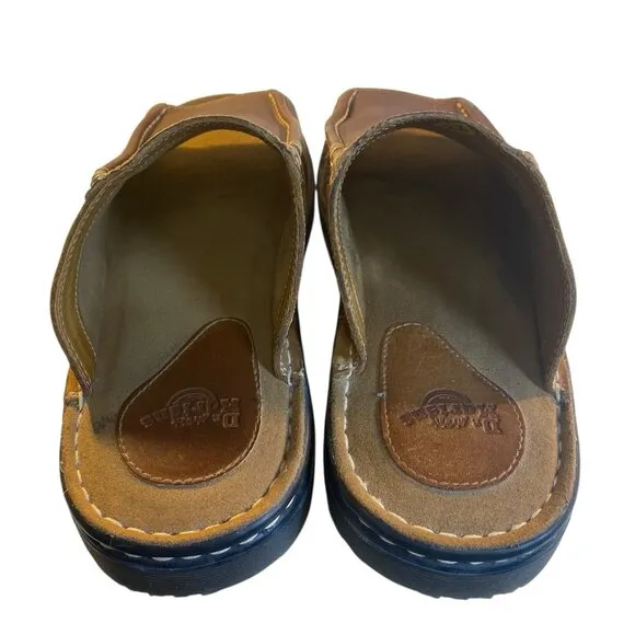 Dr Martens Men's Size 43 - US 10 - Brown Leather Slide Sandals 8B20 AW004 CLEAN
