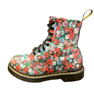 Dr. Martens Pascal Black Wild Poppy US 6 EU 37‎ UK 4 1460 Boot VTG Floral Docs