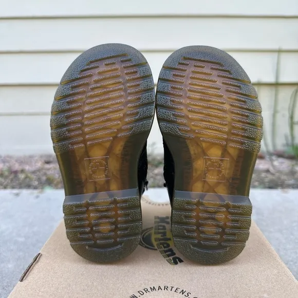 Dr. Martens toddler size 6 black boots. Brand new, never worn.