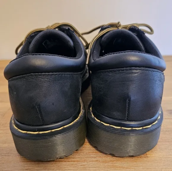 DR MARTENS Unisex Graceland Black Leather Shoes, Oxfords