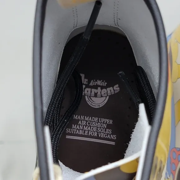 DR. Martens Vegan 1460 Retro Kemble Boots Floral Mushroom Women's Size 5 New