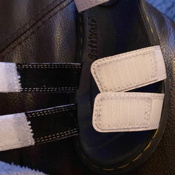 Dr. Martens white sandals size 1