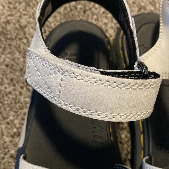 Dr. Martens white sandals size 1