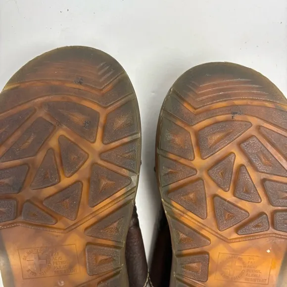 Dr Martens Women’s Brown Leather Sandals Slides Floral Flowers Size 9