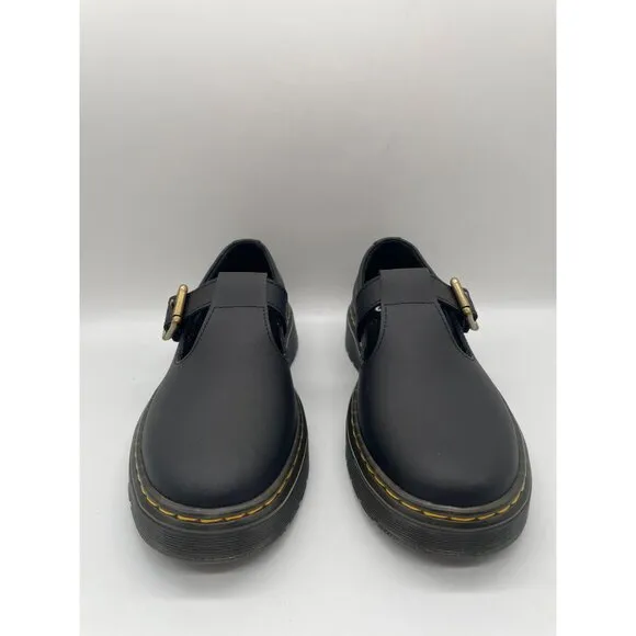 Dr. Martens Zavala Mary Jane Shoes Womens Black Sz 7 Buckle Flats Grunge Oxford