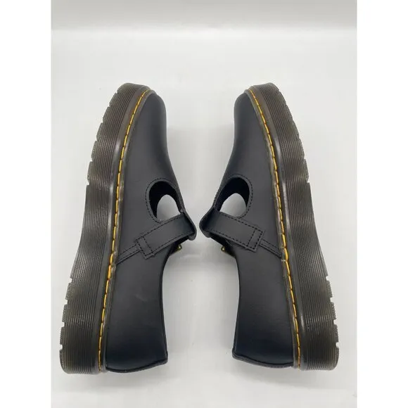 Dr. Martens Zavala Mary Jane Shoes Womens Black Sz 7 Buckle Flats Grunge Oxford