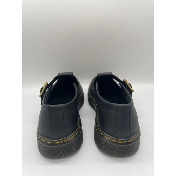 Dr. Martens Zavala Mary Jane Shoes Womens Black Sz 7 Buckle Flats Grunge Oxford