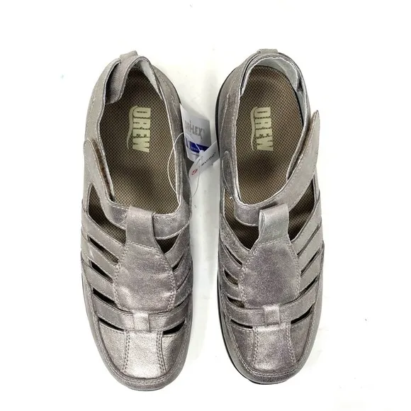 Drew Ginger - Women's - Casual Therapeutic Shoe Dusty Pewter WIDE