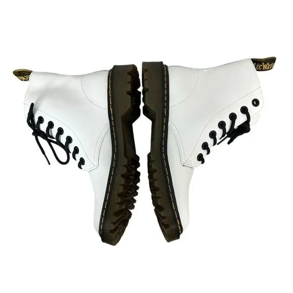 Dr. Martens Luana white boots women's size 7 US