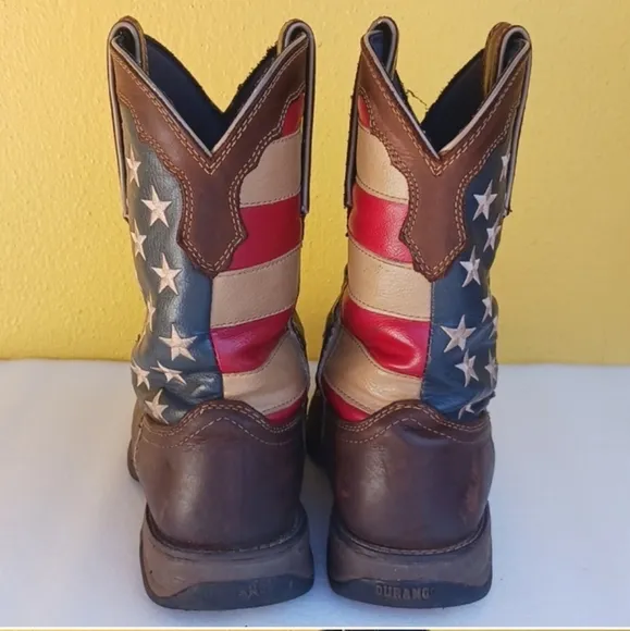 DURANGO Women's Patriotic AMERICAN Flag Western Boots
