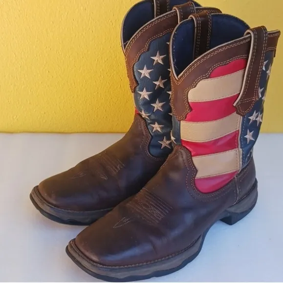 DURANGO Women's Patriotic AMERICAN Flag Western Boots