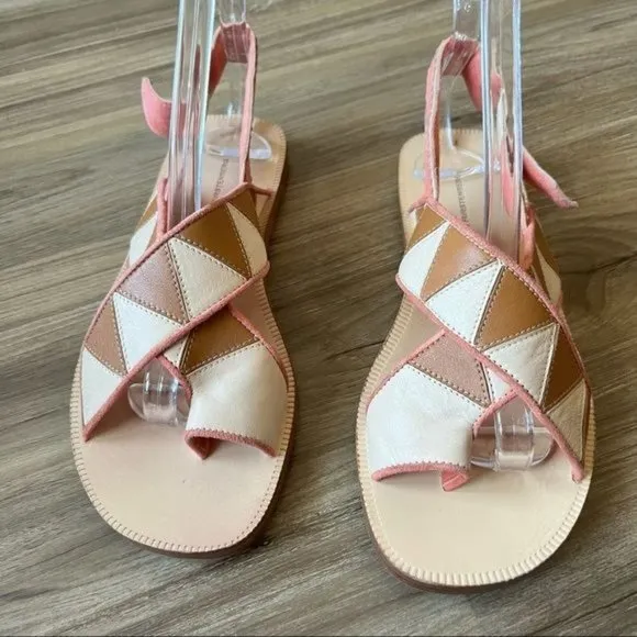 DVF Napa Cindy Cross Slingback Sandals
