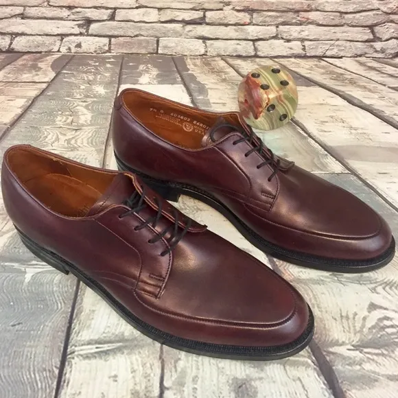 E. T. Wright Leather Lace Up Loafer Dress Shoes