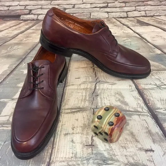 E. T. Wright Leather Lace Up Loafer Dress Shoes