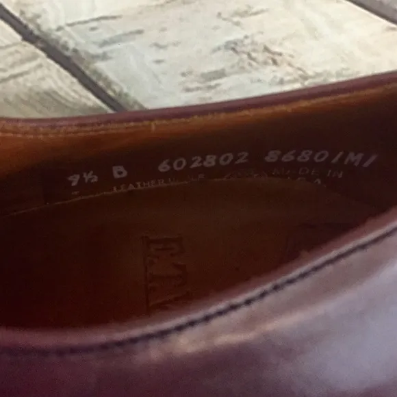 E. T. Wright Leather Lace Up Loafer Dress Shoes