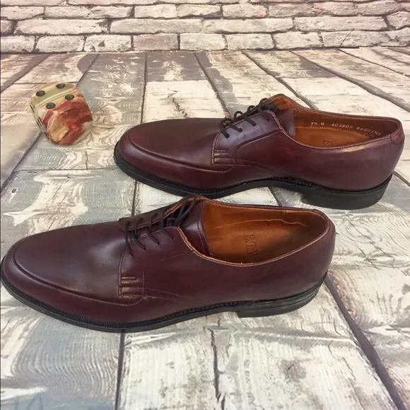 E. T. Wright Leather Lace Up Loafer Dress Shoes