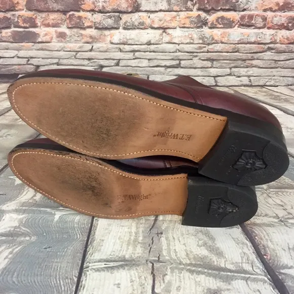 E. T. Wright Leather Lace Up Loafer Dress Shoes