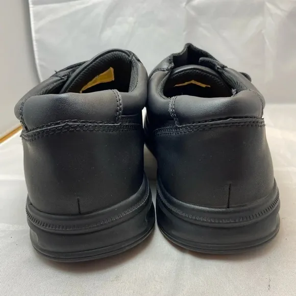 EARTH Spirit Layton Men's 12W US Black Leather Walking Slip-on Dress Shoes NWOB