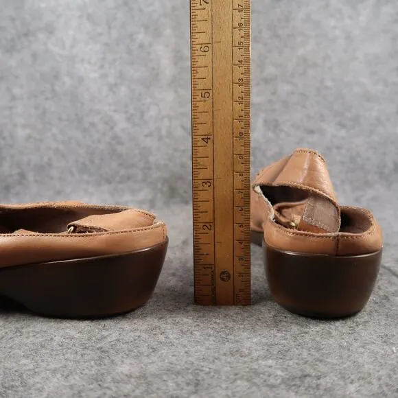 Easy Spirit Shoes Women 11 Sandal Dawn Slingback Casual Leather Perforated Brown