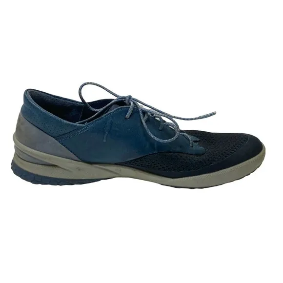 Ecco Biom Womans Leather Lace Up Sneaker Shoes Size 8 1910204313