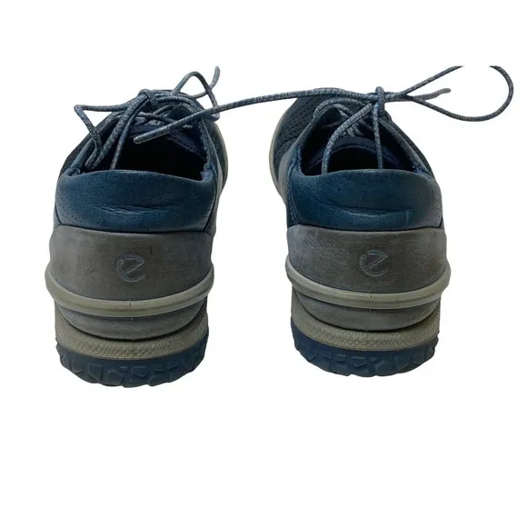 Ecco Biom Womans Leather Lace Up Sneaker Shoes Size 8 1910204313