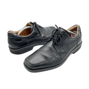 Ecco Black Leather Derby Lace Up Dress Shoes Men's Size EU 44 US 10.5 Office