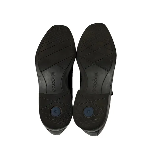 Ecco Edinburgh Perforated Mens Leather Dress Shoes, Size US 13 EUR 47, Black