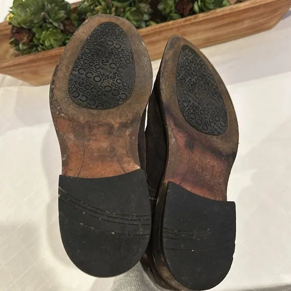 ECCO Men's Brown Suede leather Pedroso Slip On loafers shoes Size 45