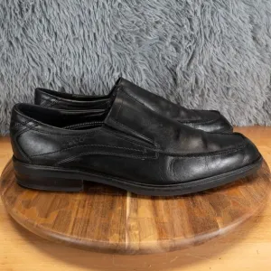 Ecco Windsor Men's Black Leather Slip-On Loafer Dress Shoes Size EU 47 US 13
