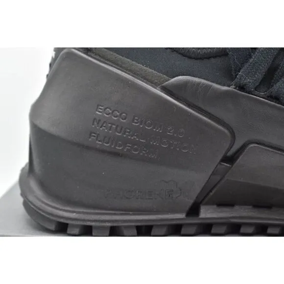 ECCO Womens Size EU 41 US 10-10.5 BIOM 2.0 Low Tex Black Textile Running Shoes