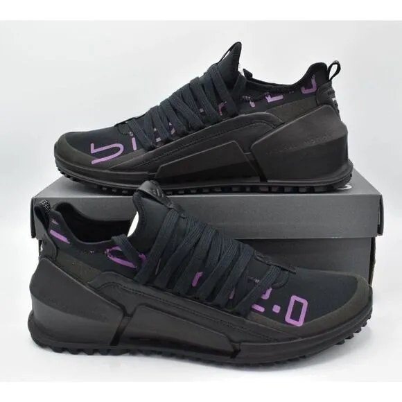 ECCO Womens Size EU 41 US 10-10.5 BIOM 2.0 Low Tex Black Textile Running Shoes