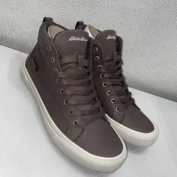 Eddie Bauer Leather Storm Sneakers Unisex Size M9 / W10.5 Timber Brown
