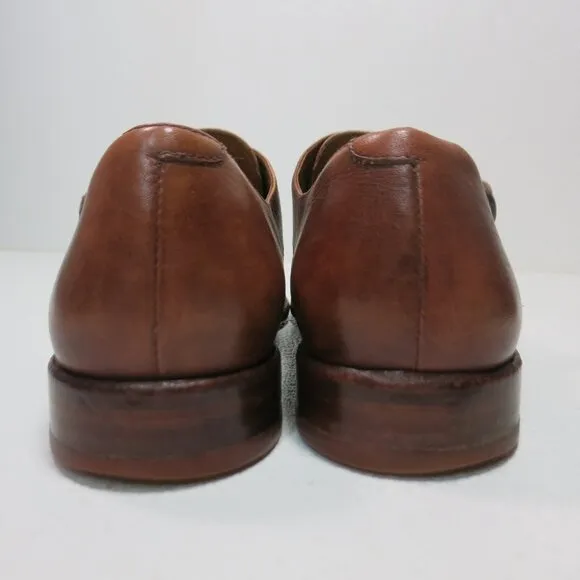Eduardo Rivera Dual Monk Strap Leather Dress Shoes Mens Formal Footwear Sz 44
