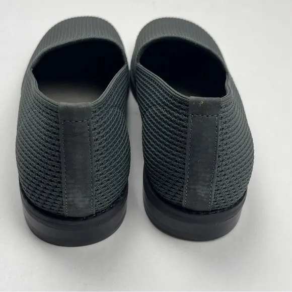 Eileen Fisher Demi Recycled Stretch Knit Loafer Women SZ 6.5 Grey Gray Shoes NEW