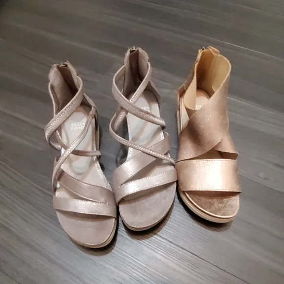 Eileen Fisher Skip MicaMetallic Wedge Sport