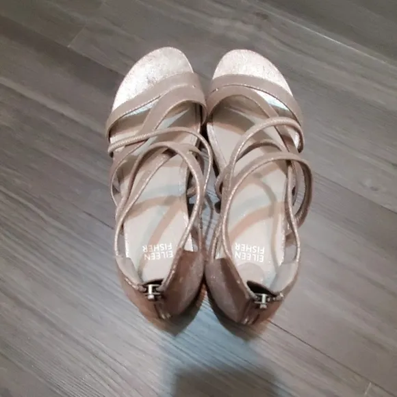 Eileen Fisher Skip MicaMetallic Wedge Sport