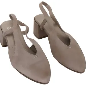 Eileen Fisher Taupe Brown Closed Toe Leather Suede Sandals Size 9.5