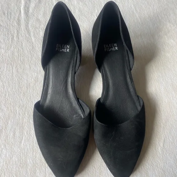 Eileen Fisher Women's Black Flats